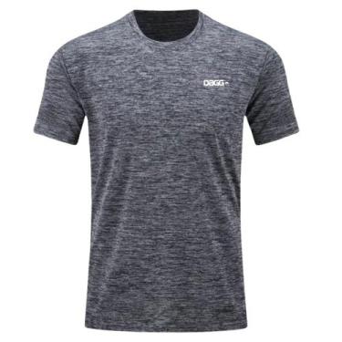 Imagem de Camiseta Masculina Academia Dry Mescla Treino Original Dagg, Cinza, G