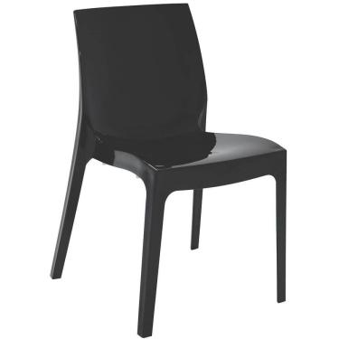 Imagem de Cadeira Tramontina Alice Brilho Summa Em Polipropileno Preto 92037009