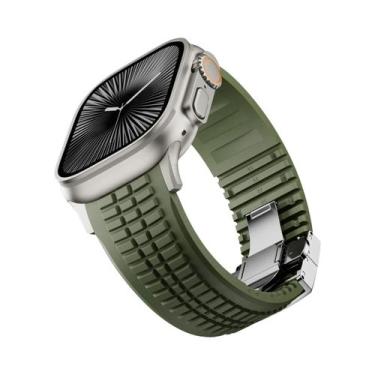 Imagem de Pulseira De Borracha De 46mm 45mm 44mm 42mm Para Apple Watch Ultra 2 1