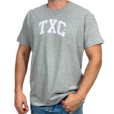 Imagem de Camiseta Lancamento Txc Masculina Estampada Cinza, Cinza, M