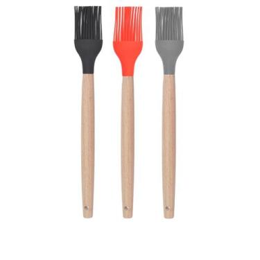 Imagem de Pincel de Cozinha Silicone Bambu 27cm - Praticasa, Pincel Silicone Bam