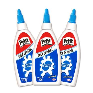 Imagem de Cola branca tenaz Pritt 110g kit com 3 unidades