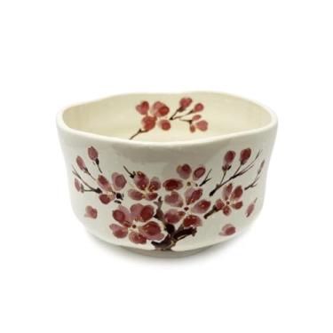 Imagem de aquanaut Mino Ware Matcha Bowl Chawan Kinsai Sakurae Diâmetro 11 cm 390 ml Feito no Japão