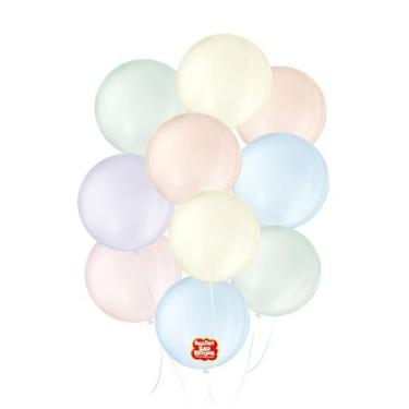 Imagem de BALÃO LISO REDONDO - SÃO ROQUE Nº 05 - CANDY COLORS - SORTIDO - Pacote