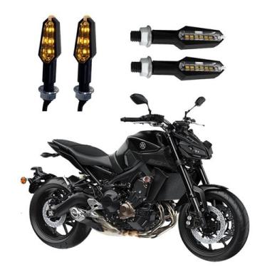 Imagem de KIT 4 Luz Seta Esportiva Pisca de Led Modelo P29 Para Moto MT09 850CC 