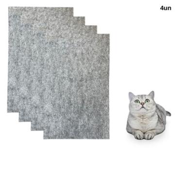 Imagem de Kit arranhador gato protetor de sofa carpete adesivo brinquedo pet ant