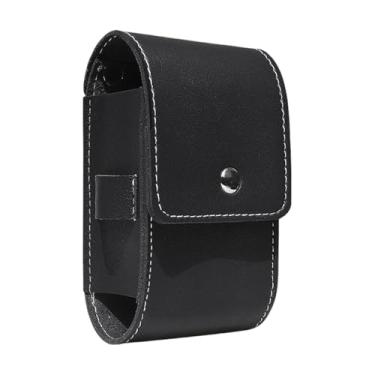 Imagem de harayaa Estojo para telêmetro de golfe, armazenamento de bola, garfo verde, suporte para tee, presente para golfistas, viagem, esportes ao ar livre, bolsa de, Preto