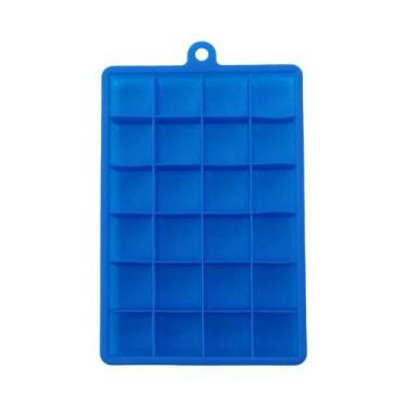 Imagem de Forma De Gelo De Silicone Com 24 Cavidades, Tampa Inclusa, Molde Para 