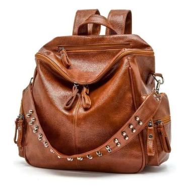 Imagem de Mochila Feminina Trabalho Bolsa Elegante Academia Espaçosa Fashion Cas