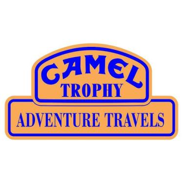 Imagem de Emblema Adesivo Camel Jeep Willys Renegade Cherokee 8x15 - Cromo Sign