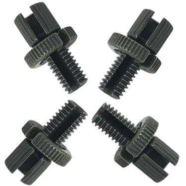 Imagem de ZZHXSM 4 peças de embreagem de motocicleta parafuso de ajuste de alavanca de freio de liga de alumínio parafuso ajustador de cabo de freio acessórios universais