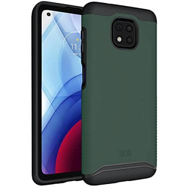 Imagem de TUDIA Capa DualShield projetada para Motorola Moto G Power 2021, [mescla] Capa protetora resistente à prova de choque de camada dupla de nível militar com proteção contra quedas - verde caçador