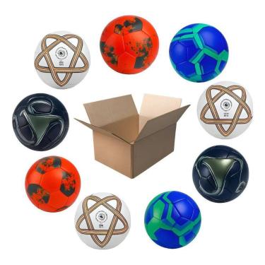 Imagem de 2X Kit 5 Bolas Futebol Campo Infantil Tamanho Oficial Capotã