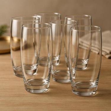 Imagem de Kit jogo 6 Copos Long Drink 300ml Nadir Oca - Design Moderno e Vidro R