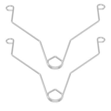 Imagem de WKZO Clipes de mola de grade para Br-oan Nu-Tone FG701S capa de exaustor de banheiro, clipe de mola universal para montagem no teto ou na parede, pequeno