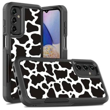 Imagem de Capa de telefone para Samsung Galaxy A15 5G com estampa de vaca Samsung A15 2 em 1 capa protetora fina de camada dupla para capas de telefone A15