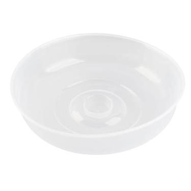 Imagem de Acouto Capa de micro-ondas com alça - Material PP transparente para alimentos - Proteção segura contra respingos de micro-ondas (extra grande 23 cm)