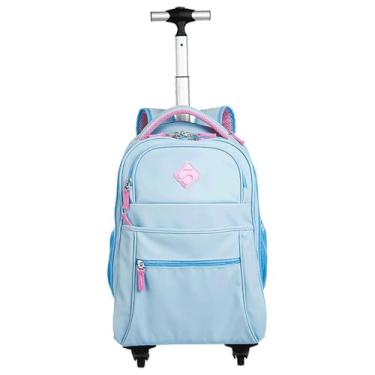 Imagem de Mochila Carrinho Sestini Rolling Crinkle Sky 4R 76252-51