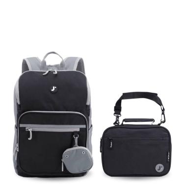 Imagem de Mochila J World Junior com lancheira para meninos e meninas