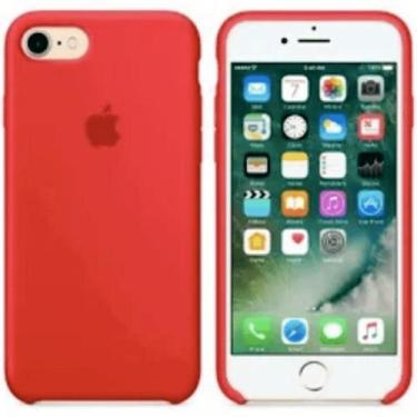 Imagem de Capa Silicone Compatível Iphone 7 , 8 , SE 2020 - silicone case, Branc