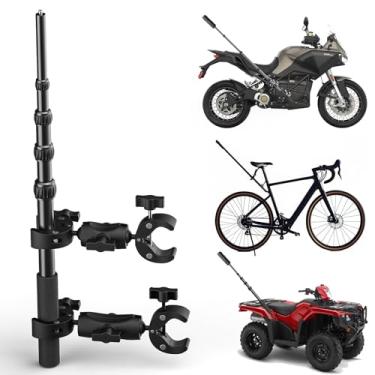 Imagem de Suporte de câmera de motocicleta para Insta360 X5 X4 - Braçadeira de guidão de bicicleta com bastão de selfie extensível de 150 cm - Ajuste universal para acessórios Insta360 X3/X2/ONE RS e GoPro