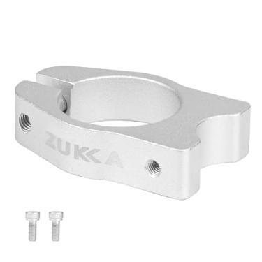 Imagem de WEEROCK Braçadeira de assento de bicicleta de 34,9 mm com orifícios de instalação para rack traseiro de bicicleta Rack de carga de bicicleta Braçadeiras de poste de assento de liga de alumínio. Prata