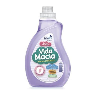 Imagem de Lava Roupas Vida Macia para Roupinhas de Bebê 1L Casa KM