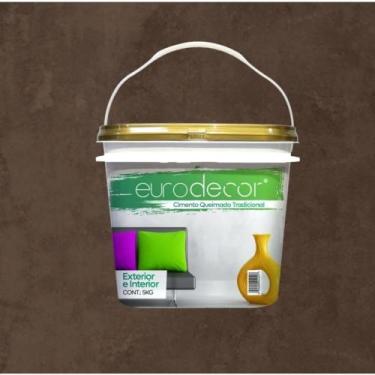 Imagem de Cimento Queimado Pronto Eurodecor 5kg, Coffee