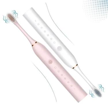 Imagem de Escova Elétrica Para Dente Usb Recarregável Com Cabeça Reserva - King