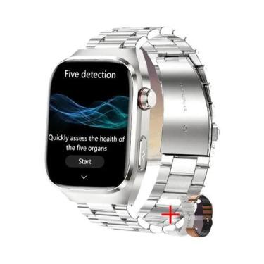 Imagem de Relógio Inteligente Especialista Em Saúde ECG PPG Ácido Úrico Gordura 