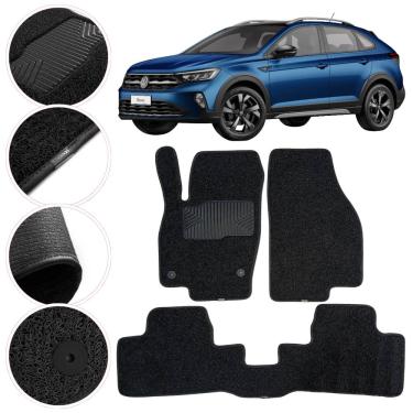 Imagem de Tapete Kapazi Automotivo Premium Vw Nivus 2018 a 2025 Preto