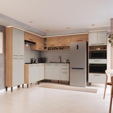 Imagem de Cozinha Completa 9 Peças com Torre Quente e Paneleiro Duplo Jade - Del