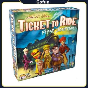 Imagem de Jogo de tabuleiro Ticket to Ride First Journey Kids 6+  2-4 jogadores