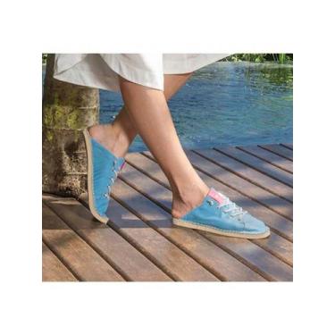 Imagem de Tênis Alpargata Mule Liso Cadarço Casual Estilo Moda Conforto - Locomo