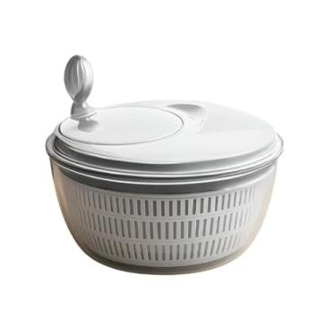 Imagem de Centrífuga de Salada Manual Premium 4 Litros – Secagem Rápida, Higiene e Alavanca Ergonômica