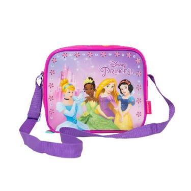 Imagem de Lancheira Infanil Feminina Princesas Rosa - Bagaggio, U