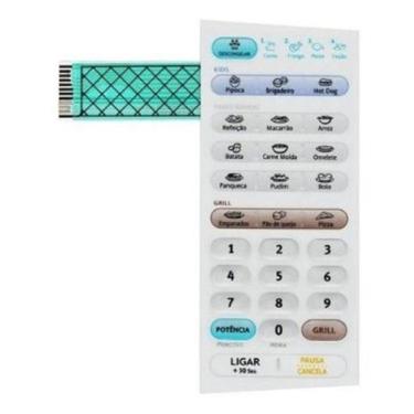Imagem de (P40) Membrana de Teclado para Microondas Electrolux ME28G Relevo - Pe