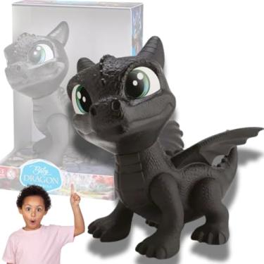 Imagem de Dragão Brinquedo Pelúcia Infantil Banguela Dinossauro Dino
