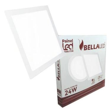 Imagem de Painel de led 24w 6500k embutir garantia de 1 ano - BELLALED