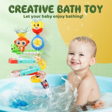Imagem de Conjunto de brinquedos de banho Monkey Water Fun para crianças de 1 a 