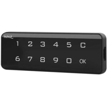 Imagem de Fechadura Digital Eletrônica Retangular 1008 Armário Móvel Gaveta Papaiz