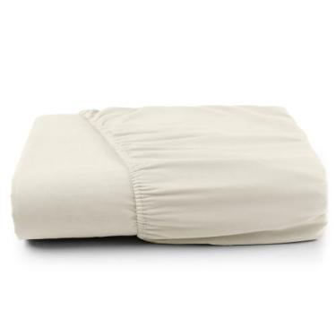 Imagem de Lençol com elástico Algodão avulso Queen - Amora Enxovais, palha