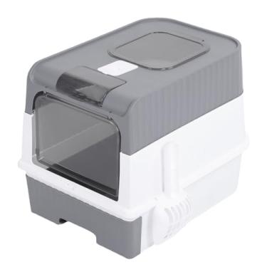 Imagem de Generic Grande Caixa de Areia para Gatos Fechada, Fácil de Limpar, Com Design de Gaveta para Uso Doméstico, Lâmpada Ultravioleta Integrada e Absorção de Odores