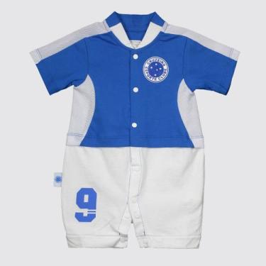 Imagem de Macacão Cruzeiro Artilheiro Infantil Azul - Reve Dor, P