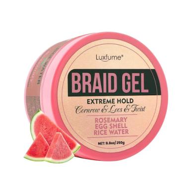 Imagem de Braid Gel Luxfume Braiding Gel Extra Hold 280 ml para todos os cabelos