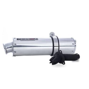 Imagem de Escape / Ponteira Coyote RS1 Aluminio Redondo - CB 300 R - Honda, Poli