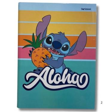 Imagem de Caderno Brochurao Stitch Costurado Univ Cd 80fls - Jandaia