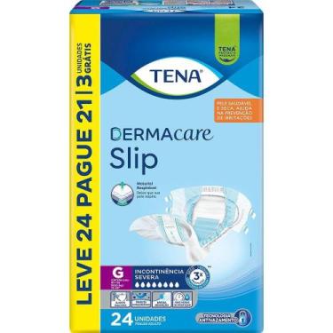 Imagem de Fralda Geriátrica Tena Dermacare Slip G 24 Unidades