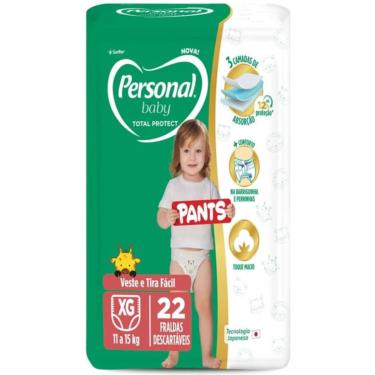 Imagem de Fralda Descartável Personal Pants Baby Total Protect XG 22 Unidades