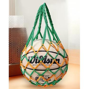 Imagem de Bolsa esportiva de malha, rede portátil para basquete, futebol, voleibol, leve, armazenamento fácil LCC1839-03